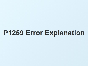 P1259 Error Explanation and Meaning